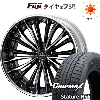 【新品国産車用5穴114.3】 夏タイヤ ホイール4本セット 235/55R19 グリップマックス スタチャー H/T BSW（限定） WEDS ウェッズ クレンツェ フェルゼン 8.5J 19インチ(送料無料)｜フジコーポレーション