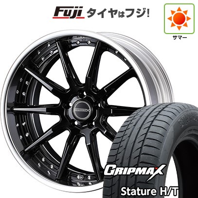 【新品国産車用5穴114.3】 夏タイヤ ホイール4本セット 235/55R18 グリップマックス スタチャー H/T BSW（限定） WEDS ウェッズ マーベリック 1410S 8J 18インチ(送料無料)