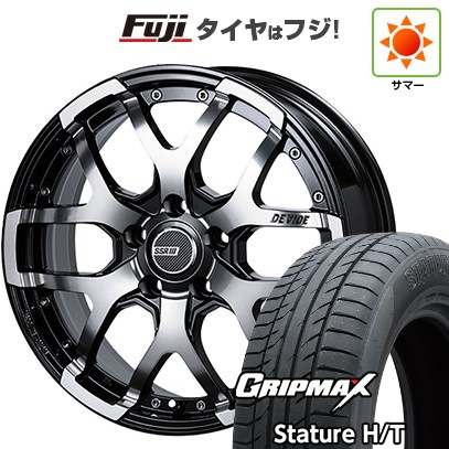 【新品国産車用5穴114.3】 夏タイヤ ホイール4本セット 225/65R17 グリップマックス スタチャー H/T BSW（限定） SSR ディバイド ZS 7J 17インチ(送料無料)