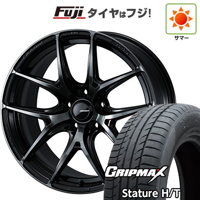 【新品国産車用5穴114.3】 夏タイヤ ホイール4本セット 225/60R18 グリップマックス スタチャー H/T BSW(限定) WEDS ウェッズ ウェッズスポーツ SA-01R 8J 18インチ(送料無料)|フジコーポレーション