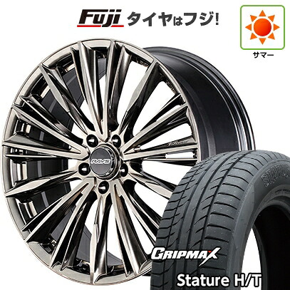 【新品国産車用5穴114.3】 夏タイヤ ホイール4本セット 225/60R18 グリップマックス スタチャー H/T BSW(限定) RAYS レイズ ベルサス クラフトコレクション ヴォウジェ LIMITED (GG) 7J 18インチ(送料無料)|フジコーポレーション