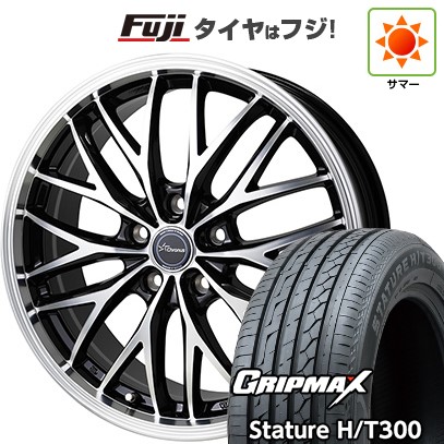 【新品国産車用5穴114.3】 夏タイヤ ホイール4本セット 225/55R19 グリップマックス スタチャー H/T300 BSW(限定2024年製) ホットスタッフ クロノス CH-113 8J 19インチ(送料無料)