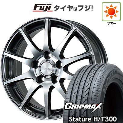 【新品国産車用5穴114.3】 夏タイヤ ホイール4本セット 235/55R18 グリップマックス スタチャー H/T300 BSW（限定） ブリヂストン エコフォルム CRS23 7.5J 18インチ(送料無料)