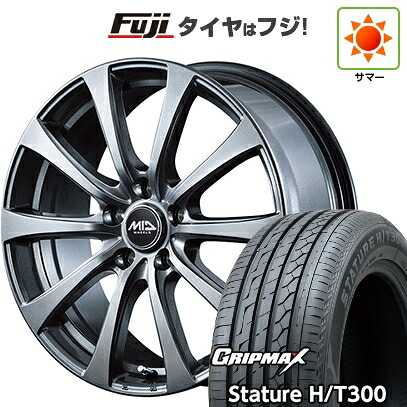 【新品国産車用5穴114.3】 夏タイヤ ホイール4本セット 225/60R18 グリップマックス スタチャー H/T300 BSW（限定） MID WHEELS G10 7.5J 18インチ(送料無料)
