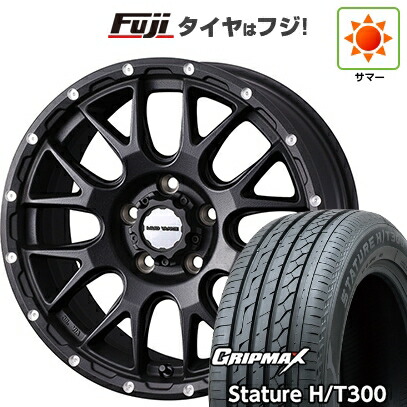 【新品国産車用5穴114.3】 夏タイヤ ホイール4本セット 225/60R18 グリップマックス スタチャー H/T300 BSW（限定） WEDS ウェッズアドベンチャー マッドヴァンス 08 7.5J 18インチ(送料無料)