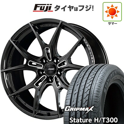 【新品国産車用5穴114.3】 夏タイヤ ホイール4本セット 225/55R18 グリップマックス スタチャー H/T300 BSW(限定) RAYS レイズ グラムライツ 57FXZ 7.5J 18インチ(送料無料)|フジコーポレーション