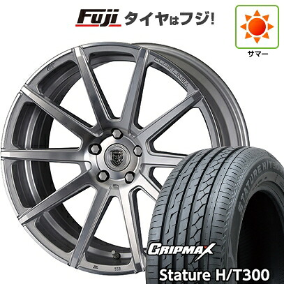 【新品国産車用5穴100】 夏タイヤ ホイール4本セット 225/55R18 グリップマックス スタチャー H/T300 BSW（限定） クリムソン クラブリネア マルディーニ FF 8J 18インチ(送料無料)