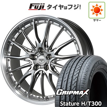 【新品国産車用5穴114.3】 夏タイヤ ホイール4本セット 225/55R19 グリップマックス スタチャー H/T300 BSW(限定2024年製) トピー ドルフレン ヒューバー 8J 19インチ(送料無料)