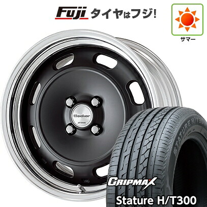 【新品国産車用5穴100】 夏タイヤ ホイール4本セット 225/55R18 グリップマックス スタチャー H/T300 BSW（限定） WORK ワーク シーカー DT 7.5J 18インチ(送料無料)