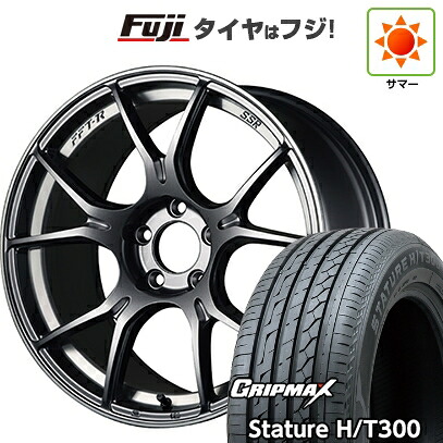 【新品国産車用5穴114.3】 夏タイヤ ホイール4本セット 225/55R18 グリップマックス スタチャー H/T300 BSW(限定) SSR GT GTX02 7.5J 18インチ(送料無料)|フジコーポレーション