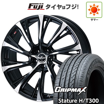 【新品国産車用5穴114.3】 夏タイヤ ホイール4本セット 225/55R19 グリップマックス スタチャー H/T300 BSW(限定2024年製) WEDS ウェッズ レオニス JG 8J 19インチ(送料無料)