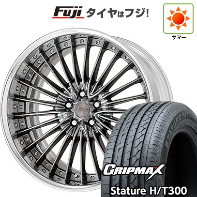 【新品国産車用5穴114.3】 夏タイヤ ホイール4本セット 225/55R19 グリップマックス スタチャー H/T300 BSW(限定2024年製) WORK ワーク シュヴァート グラソン 8J 19インチ(送料無料)