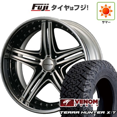 【新品】ランクル200 夏タイヤ ホイール4本セット 285/45R22 ヴェノムパワー テラハンターX/T BSW(限定) WALD ヴァルド マホラ 3P M13-C 9.5J 22インチ(送料無料)