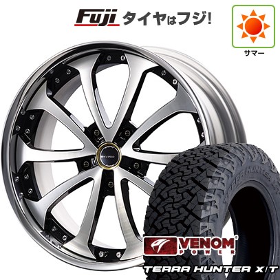 【新品】ランクル200 夏タイヤ ホイール4本セット 285/45R22 ヴェノムパワー テラハンターX/T BSW(限定) エムズスピード ジュノウ バベル FORGED 10J 22インチ(送料無料)