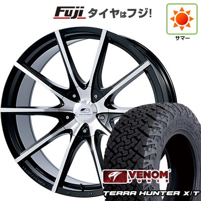 【新品国産車用6穴139.7】 夏タイヤ ホイール4本セット 285/45R22 ヴェノムパワー テラハンターX/T BSW(限定) エルフォード エルフォード ソニックアート 9.5J 22インチ(送料無料)