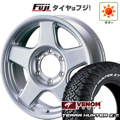 【新品国産車用6穴139.7】 夏タイヤ ホイール4本セット 265/75R16 ヴェノムパワー テラハンターX/T2 RWL(限定) フォーバイフォーエンジニア ブラッドレー V 8J 16インチ(送料無料)|フジコーポレーション