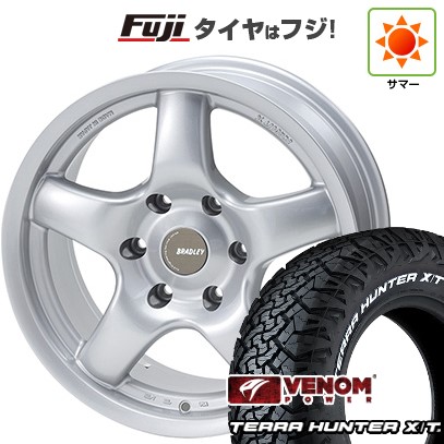 【新品】プラド/ハイラックス 夏タイヤ ホイール4本セット 265/70R17 ヴェノムパワー テラハンターX/T2 RWL(限定) フォーバイフォーエンジニア ブラッドレー パイ 8J 17インチ(送料無料)|フジコーポレーション