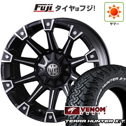 【新品】プラド/ハイラックス 夏タイヤ ホイール4本セット 265/70R17 ヴェノムパワー テラハンターX/T2 RWL(限定) クリムソン マーテルギア(MG) モンスター 8J 17インチ(送料無料)|フジコーポレーション