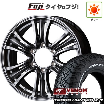 【新品国産車用6穴139.7】 夏タイヤ ホイール4本セット 265/75R16 ヴェノムパワー テラハンターX/T2 RWL(限定) トピー バザルト-X タイプ2 7J 16インチ(送料無料) 84,645円