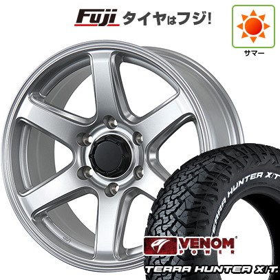 【新品】プラド/ハイラックス 夏タイヤ ホイール4本セット 265/70R17 ヴェノムパワー テラハンターX/T2 RWL(限定) トピー ME-A 7.5J 17インチ(送料無料)｜フジコーポレーション