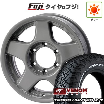 【新品国産車用6穴139.7】 夏タイヤ ホイール4本セット 265/75R16 ヴェノムパワー テラハンターX/T2 RWL(限定) フォーバイフォーエンジニア ブラッドレー V 7040 アニバーサリー 8J 16インチ(送料無料)|フジコーポレーション