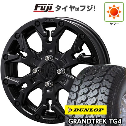 【新品 軽自動車】軽トラ 夏タイヤ ホイール4本セット 165R14 6PR ダンロップ グラントレック TG4 クリムソン マーテルギア(MG) ゴーレム Jr 4.5J 14インチ(送料無料)|フジコーポレーション
