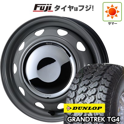 【新品 軽自動車】軽トラ 軽バン 夏タイヤ ホイール4本セット 145/80R12 80/78N ダンロップ グラントレック TG4 WEDS ウェッズ スチールホイル ネオキャロ 3.5J 12インチ(送料無料)