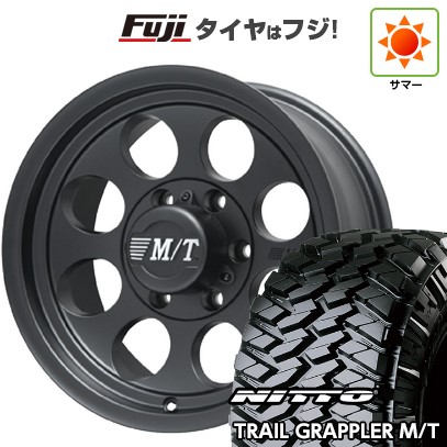 【新品国産車用6穴139.7】 夏タイヤ ホイール4本セット 285/75R16 ニットー トレイルグラップラー M/T ミッキートンプソン クラシック3 ブラック 8J 16インチ(送料無料)｜フジコーポレーション