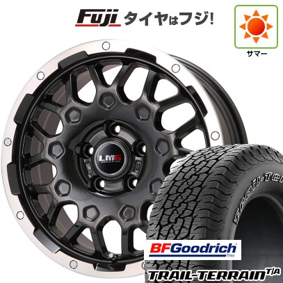 【新品国産車用5穴114.3】 夏タイヤ ホイール4本セット 225/65R17 BFグッドリッチ トレールテレーンT/A ORWL レアマイスター LMG MS-9W ブラック/ブラッククリアリム 6.5J 17インチ(送料無料)