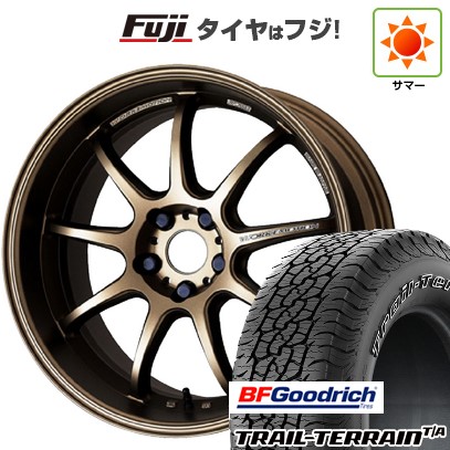 【新品国産車用5穴114.3】 夏タイヤ ホイール4本セット 225/65R17 BFグッドリッチ トレールテレーンT/A ORWL WORK ワーク エモーション D9R 7J 17インチ(送料無料)