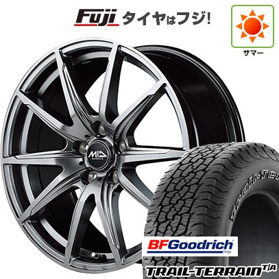 【新品国産車用5穴114.3】 夏タイヤ ホイール4本セット 225/65R17 BFグッドリッチ トレールテレーンT/A ORWL MID WHEELS SLS 7J 17インチ(送料無料)