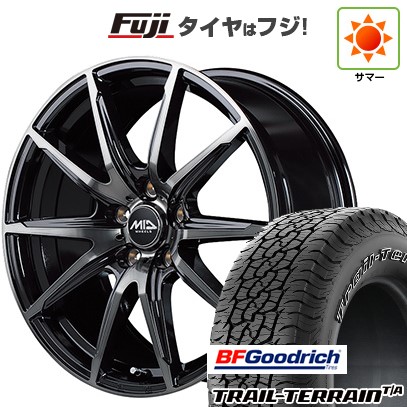 【新品国産車用5穴114.3】 夏タイヤ ホイール4本セット 225/65R17 BFグッドリッチ トレールテレーンT/A ORWL MID WHEELS DR-02 7J 17インチ(送料無料) 102,400円