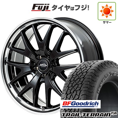 【新品国産車用5穴114.3】 夏タイヤ ホイール4本セット 225/65R17 BFグッドリッチ トレールテレーンT/A ORWL MID WHEELS エグゼ7 7J 17インチ(送料無料)