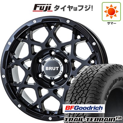 【新品国産車用6穴139.7】 夏タイヤ ホイール4本セット 285/60R18 BFグッドリッチ トレールテレーンT/A ORBL トライスター BRUT BR-55 8J 18インチ(送料無料)