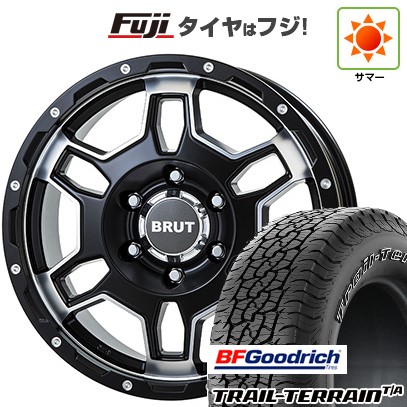 【新品】プラド/ハイラックス 夏タイヤ ホイール4本セット 265/65R17 BFグッドリッチ トレールテレーンT/A ORWL トライスター BRUT BR-66 7.5J 17インチ(送料無料)