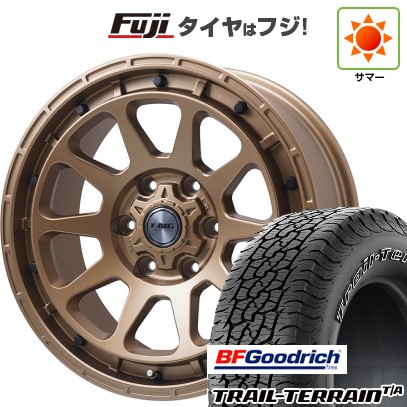 【新品国産車用6穴139.7】 夏タイヤ ホイール4本セット 275/65R18 BFグッドリッチ トレールテレーンT/A ORWL レアマイスター LMG DIEZ ブロンズ 8J 18インチ(送料無料)|フジコーポレーション
