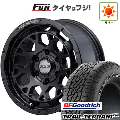 【新品】プラド/ハイラックス 夏タイヤ ホイール4本セット 265/65R17 BFグッドリッチ トレールテレーンT/A ORWL RAYS レイズ デイトナ M9+ SPEC-M 8J 17インチ(送料無料)