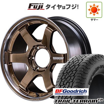 【新品】プラド/ハイラックス 夏タイヤ ホイール4本セット 265/60R18 BFグッドリッチ トレールテレーンT/A ORWL RAYS レイズ ボルクレーシング TE37SB ツアラー SR 8.5J 18インチ(送料無料)