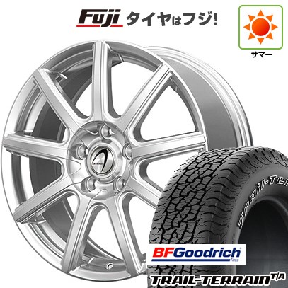 【新品国産車用5穴114.3】 夏タイヤ ホイール4本セット 225/65R17 BFグッドリッチ トレールテレーンT/A ORWL テクノピア アルテミス NS9 7J 17インチ(送料無料)