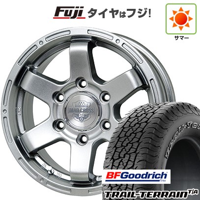 【新品】ランクル300 夏タイヤ ホイール4本セット 275/65R18 BFグッドリッチ トレールテレーンT/A ORWL ホットスタッフ マッドクロス MC-76 ダークシルバー トヨタ車専用 8J 18インチ(送料無料)｜フジコーポレーション