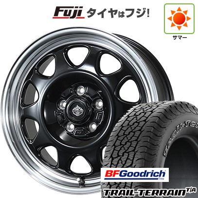 【新品国産車用5穴114.3】 夏タイヤ ホイール4本セット 225/65R17 BFグッドリッチ トレールテレーンT/A ORWL トピー ランドフット SWZ 数量限定 7J 17インチ(送料無料)