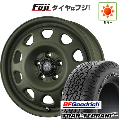 【新品国産車用5穴114.3】 夏タイヤ ホイール4本セット 225/65R17 BFグッドリッチ トレールテレーンT/A ORWL トピー ランドフット SWZ 数量限定 7J 17インチ(送料無料)|フジコーポレーション