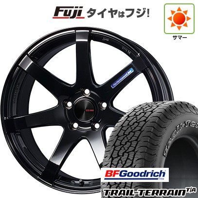 【新品国産車用5穴114.3】 夏タイヤ ホイール4本セット 225/65R17 BFグッドリッチ トレールテレーンT/A ORWL ENKEI エンケイ PerformanceLine PF07 フジオリジナルカラー 7J 17インチ(送料無料)|フジコーポレーション