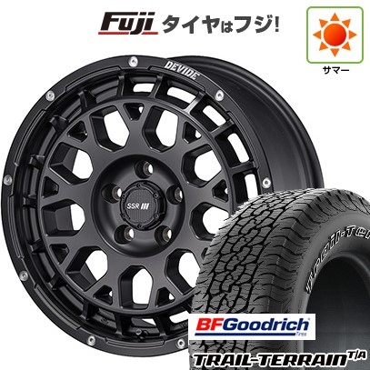 【新品】RAV4（アドベンチャー） 夏タイヤ ホイール4本セット 245/65R17 BFグッドリッチ トレールテレーンT/A ORWL SSR ディバイド G：M 7.5J 17インチ(送料無料)｜フジコーポレーション 159,750円