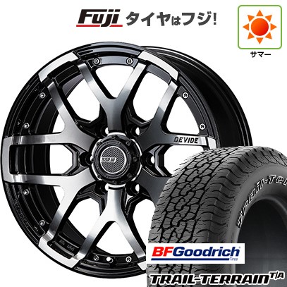 【新品】プラド/ハイラックス 夏タイヤ ホイール4本セット 265/60R18 BFグッドリッチ トレールテレーンT/A ORWL SSR ディバイド ZS 8J 18インチ(送料無料)