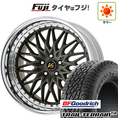 【新品国産車用5穴114.3】 夏タイヤ ホイール4本セット 225/65R17 BFグッドリッチ トレールテレーンT/A ORWL WORK ワーク VS VS-XV 17インチ(送料無料)|フジコーポレーション