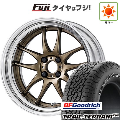 【新品国産車用5穴114.3】 夏タイヤ ホイール4本セット 225/65R17 BFグッドリッチ トレールテレーンT/A ORWL WORK ワーク エモーション CR 2P 17インチ(送料無料)
