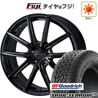 【新品国産車用5穴114.3】 夏タイヤ ホイール4本セット 225/65R17 BFグッドリッチ トレールテレーンT/A ORWL WEDS ウェッズ レオニス NAVIA 08 7J 17インチ(送料無料)