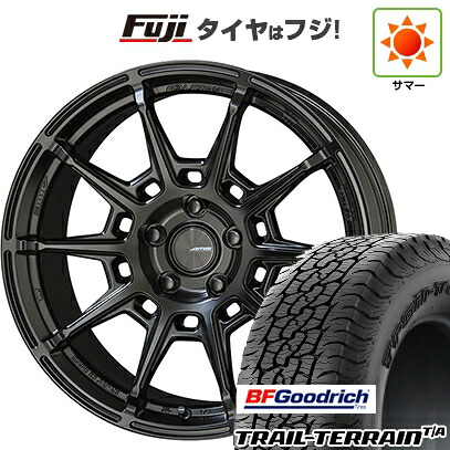 【新品国産車用5穴114.3】 夏タイヤ ホイール4本セット 235/60R18 BFグッドリッチ トレールテレーンT/A RBL 共豊 ガレルナ レフィーノ 7.5J 18インチ(送料無料)