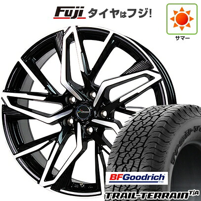 【新品国産車用5穴114.3】 夏タイヤ ホイール4本セット 225/60R18 BFグッドリッチ トレールテレーンT/A RBL ホットスタッフ クロノス CH-112 7J 18インチ(送料無料)｜フジコーポレーション
